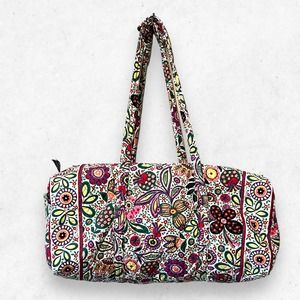 Vera Bradley XL Duffel Bag‎ Travel in Retired Pattern Viva La Vera Gym Bag